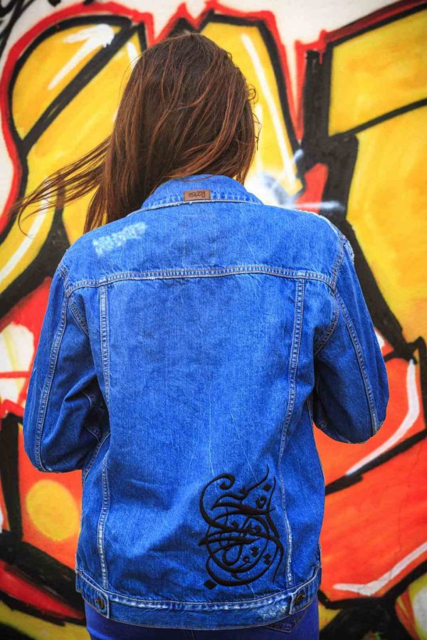 Veste en jean Bleu
