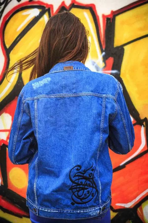 Veste en jean Bleu